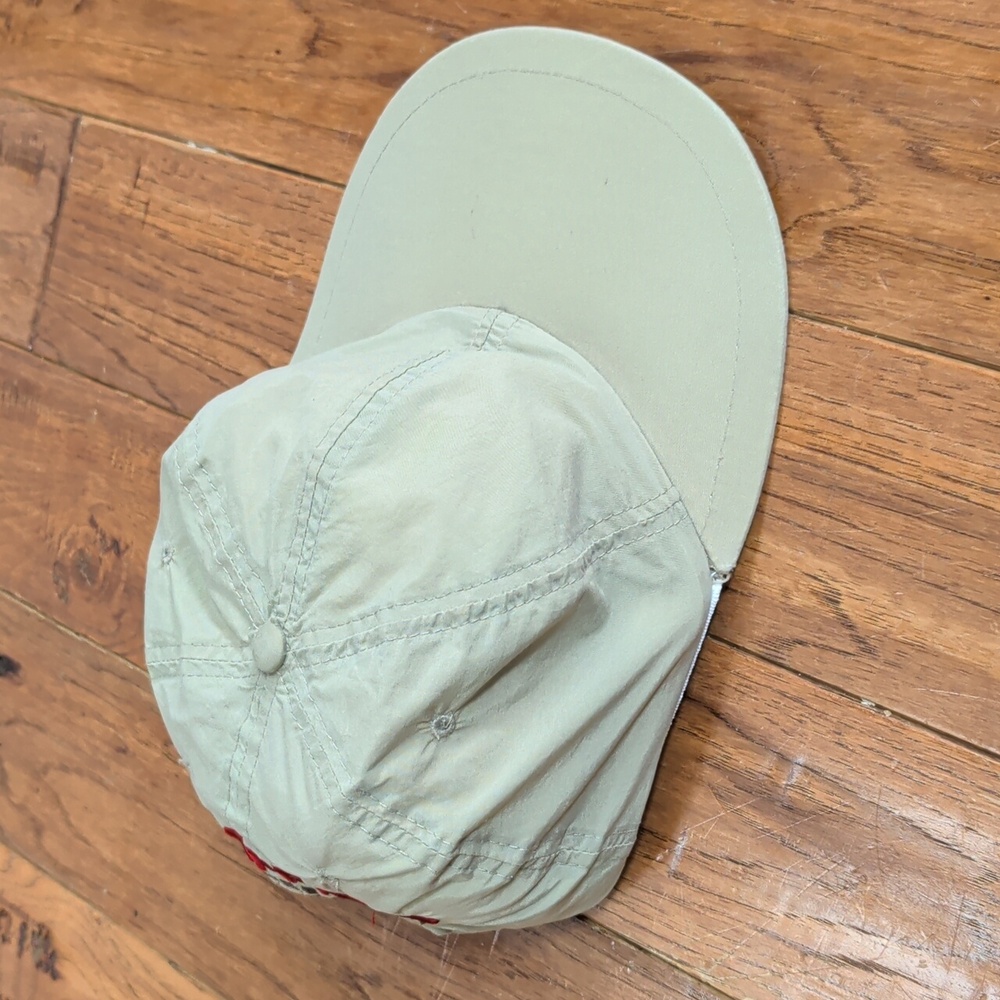 ExOfficio Tan Vintage Long Bill Baseball Cap
